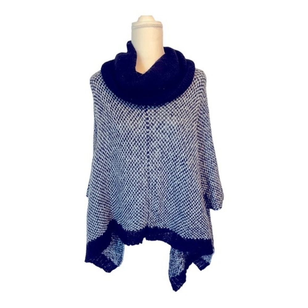 Wooden Ships Woman’s Mohair & Wool Paolo Buendia Knit Poncho, Size S/M